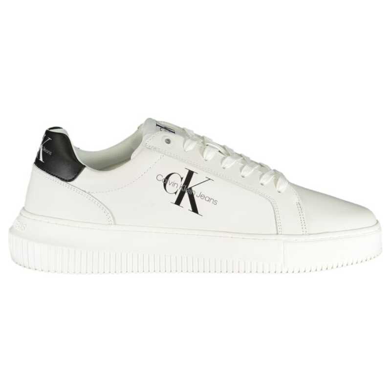 Calvin Klein Sophisticated White Lace-Up Sneakers, theFeinheit