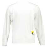 Calvin Klein White Cotton Unisex Sweatshirt