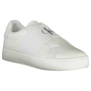 Calvin Klein White Leather Women Sneaker