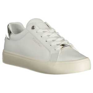 Calvin Klein White Leather Women Sneaker 4