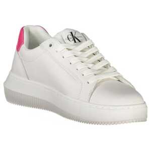 Calvin Klein White Leather Women Sneaker 8