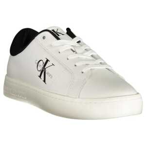 Calvin Klein White Polyester Sneaker