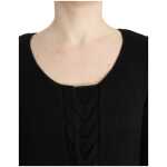 Cavalli Alluring Black Knitted Crew Neck Sweater 4