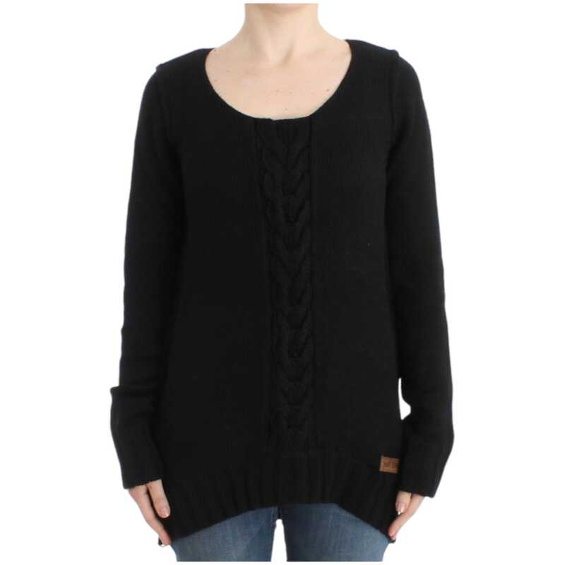 Cavalli Black knitted wool sweater, theFeinheit