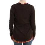 Cavalli Chic Crewneck Silk Applique Sweater 2