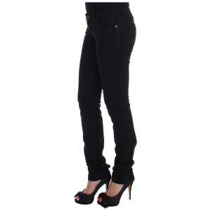Cavalli Chic Slim Skinny Black Jeans