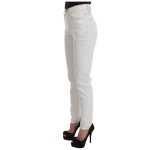 Cavalli Chic White Slim Fit Denim