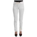 Cavalli Chic White Slim Fit Denim 8