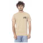 Cavalli Class Beige Cotton Men T Shirt 3