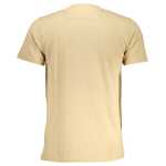 Cavalli Class Beige Cotton T Shirt 4