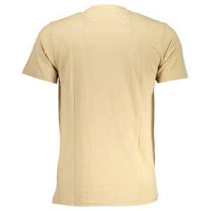 Cavalli Class Beige Cotton T Shirt 4
