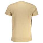 Cavalli Class Beige Cotton T Shirt 8