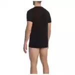 Cavalli Class Black Cotton Men T Shirt