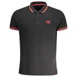 Cavalli Class Black Cotton Polo Shirt 3