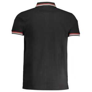 Cavalli Class Black Cotton Polo Shirt 8
