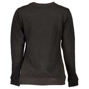 Cavalli Class Black Cotton Sweater