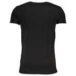 Cavalli Class Black Cotton T Shirt