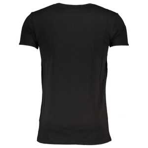 Cavalli Class Black Cotton T Shirt