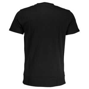 Cavalli Class Black Cotton T Shirt 6