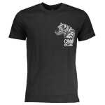 Cavalli Class Black Cotton T Shirt 7