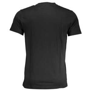 Cavalli Class Black Cotton T Shirt 8