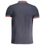 Cavalli Class Blue Cotton Polo Shirt 2