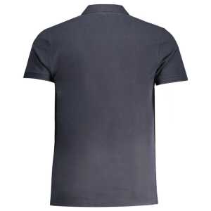 Cavalli Class Blue Cotton Polo Shirt 6