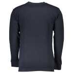 Cavalli Class Blue Cotton Sweater 2