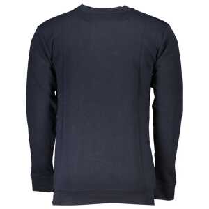 Cavalli Class Blue Cotton Sweater 2