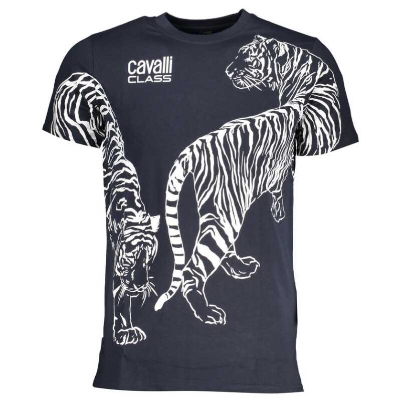 Cavalli Class Blue Cotton T-Shirt, theFeinheit