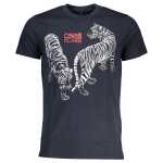 Cavalli Class Blue Cotton T Shirt 12