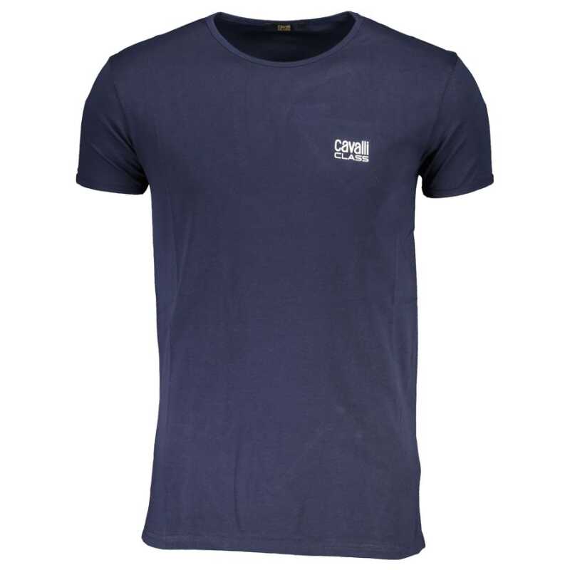 Cavalli Class Blue Cotton T-Shirt, theFeinheit