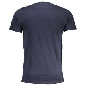 Cavalli Class Blue Cotton T Shirt 8
