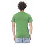 Cavalli Class Green Cotton Men T Shirt 17