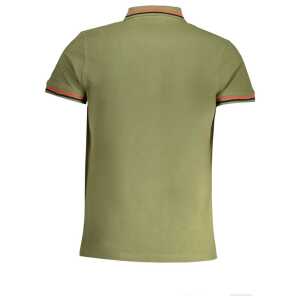 Cavalli Class Green Cotton Polo Shirt 2