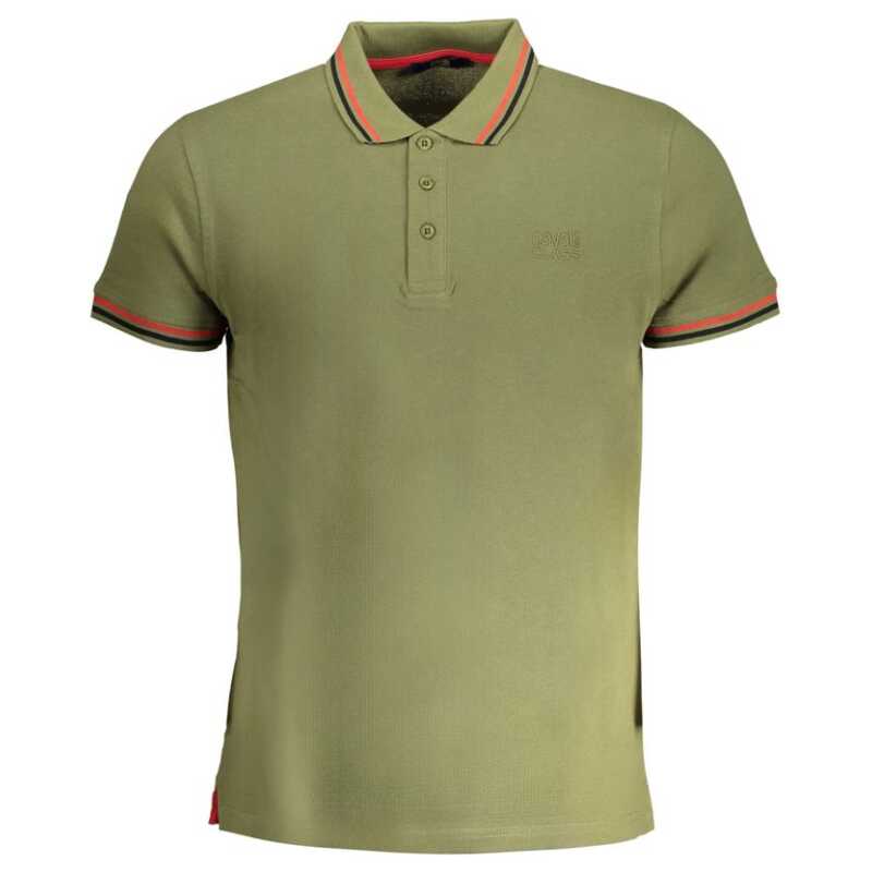 Cavalli Class Green Cotton Polo Shirt, theFeinheit