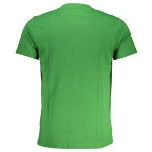 Cavalli Class Green Cotton T Shirt 2