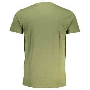 Cavalli Class Green Cotton T Shirt 4