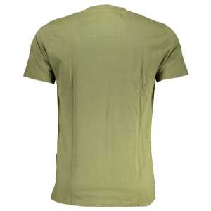 Cavalli Class Green Cotton T Shirt 8