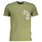 Cavalli Class Green Cotton T Shirt 9