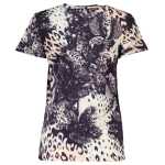 Cavalli Class Pink Cotton Tops T Shirt