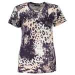 Cavalli Class Pink Cotton Tops T Shirt 2