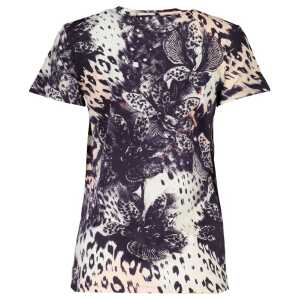 Cavalli Class Pink Cotton Tops T Shirt