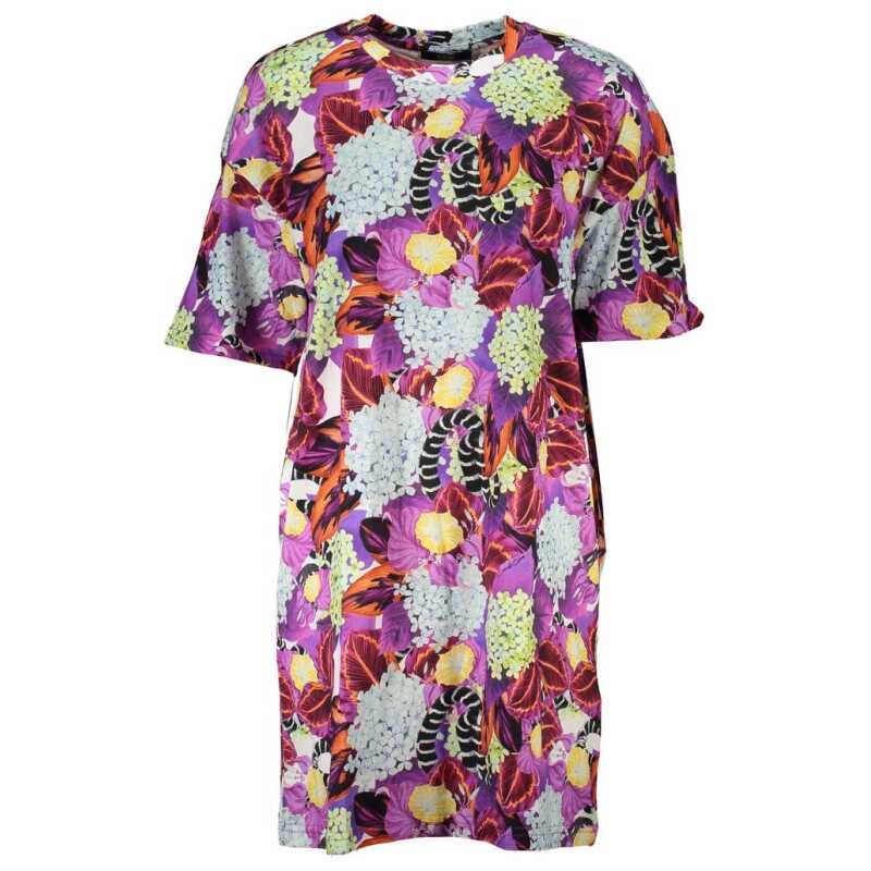 Cavalli Class Purple Cotton Dress, theFeinheit