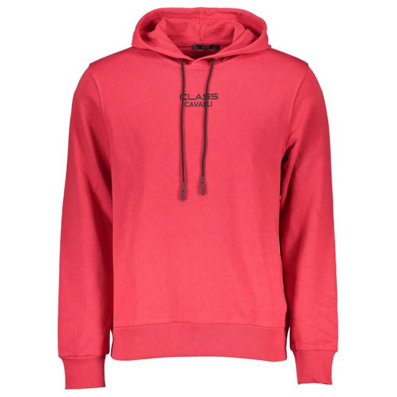 Cavalli Class Red Cotton Men Sweater, theFeinheit