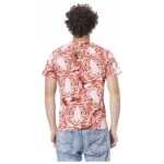 Cavalli Class Red Cotton Men T Shirt 2
