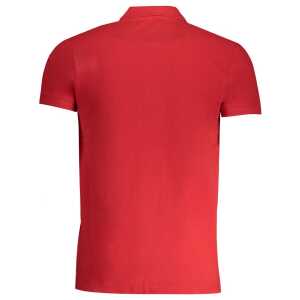 Cavalli Class Red Cotton Polo Shirt 2