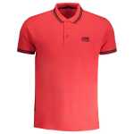 Cavalli Class Red Cotton Polo Shirt 3