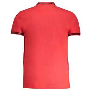 Cavalli Class Red Cotton Polo Shirt 4