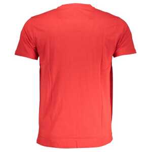 Cavalli Class Red Cotton T Shirt 2